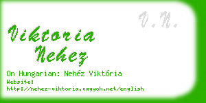 viktoria nehez business card