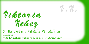 viktoria nehez business card